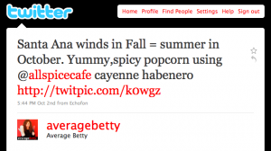 click to enlarge Average Betty tweet #1