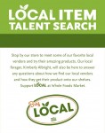 Buy Local Whole Foods Market - Local Item Talent Search