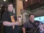 Jack and Kyle about to do the Ghost Pepper Popcorn Jack and Kyle