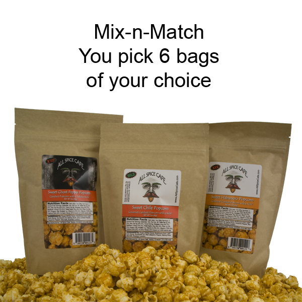 Fiery Candied Popcorn - 6 Pack Fiery Candied Popcorn - 6 Pack