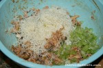 Mixture for the puff pastry. Mixture for the puff pastry.